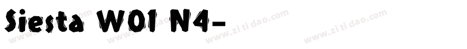 Siesta W01 N4字体转换